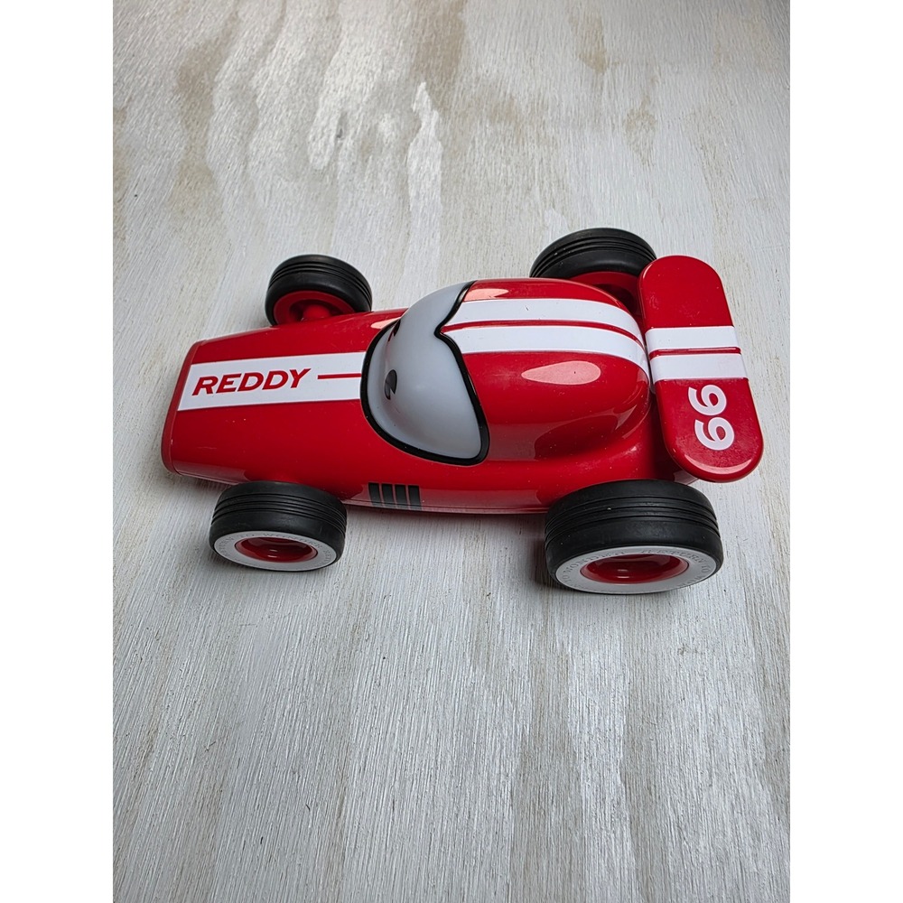 MerchSource Reddy 66 RC Race Car Red White Stripe 2.4 GHz Minimalist Toy Vehicle